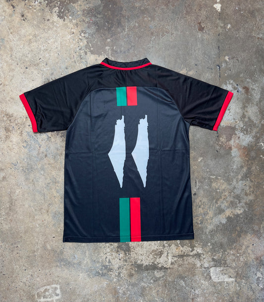 Club Deportivo Palestino 24/25 Home Jersey ⚽ | Black Red Green Kit | FC Palestina Football Shirt | Limited Edition Retro-Inspired Fan Version