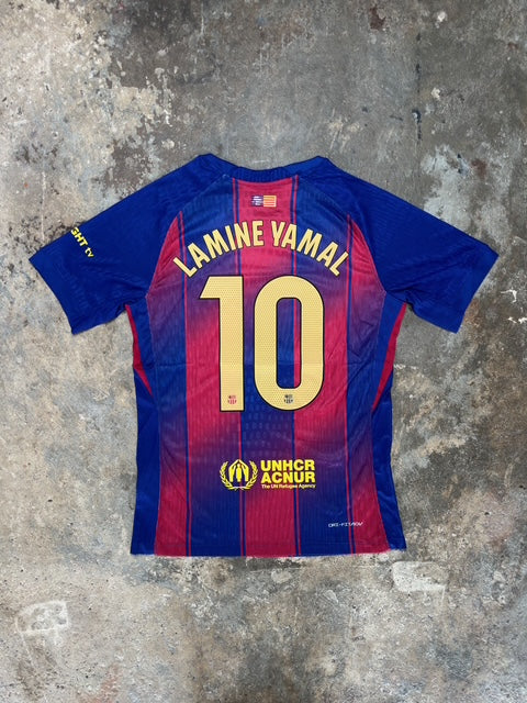 🇪🇸 FC Barcelona 2025/26 Home Shirt | Lamine Yamal #10 | Nike Dri-FIT Match Jersey | Spotify Sponsor | Retro Blaugrana Kit