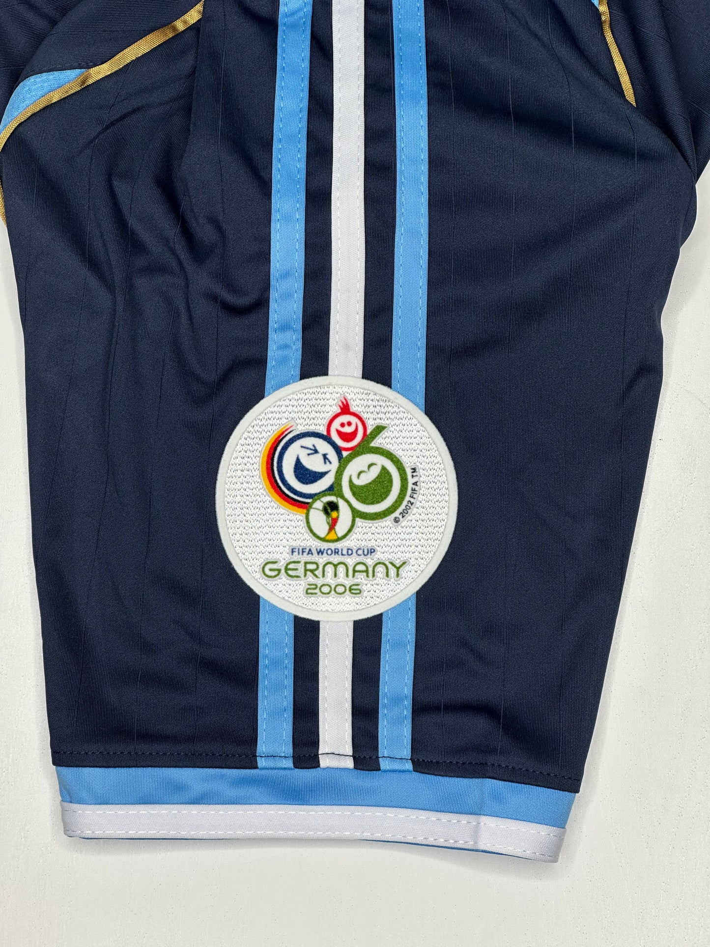 Argentina 2006 World Cup Away Shirt Lionel Messi #19 adidas Football Jersey
