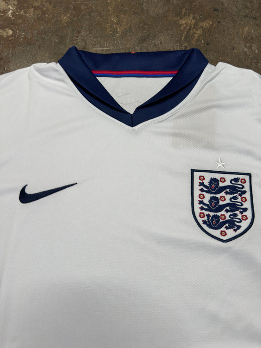 England Home Shirt 2022/23 | Retro Inspired Nike England Jersey | Three Lions World Cup Kit – White & Navy