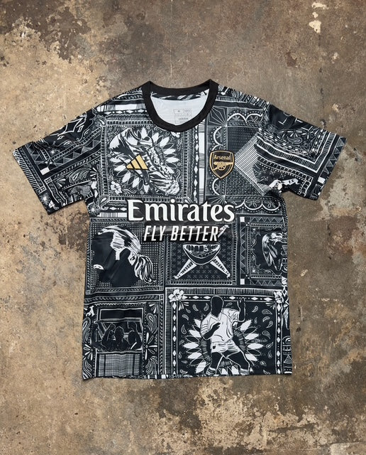 Arsenal x Ian Wright 2023/24 Pre-Match Shirt | Adidas Special Edition Jersey