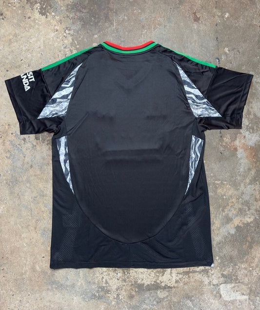 Arsenal 2023/24 Third Shirt | Adidas Black Green Red Emirates Fly Better Jersey