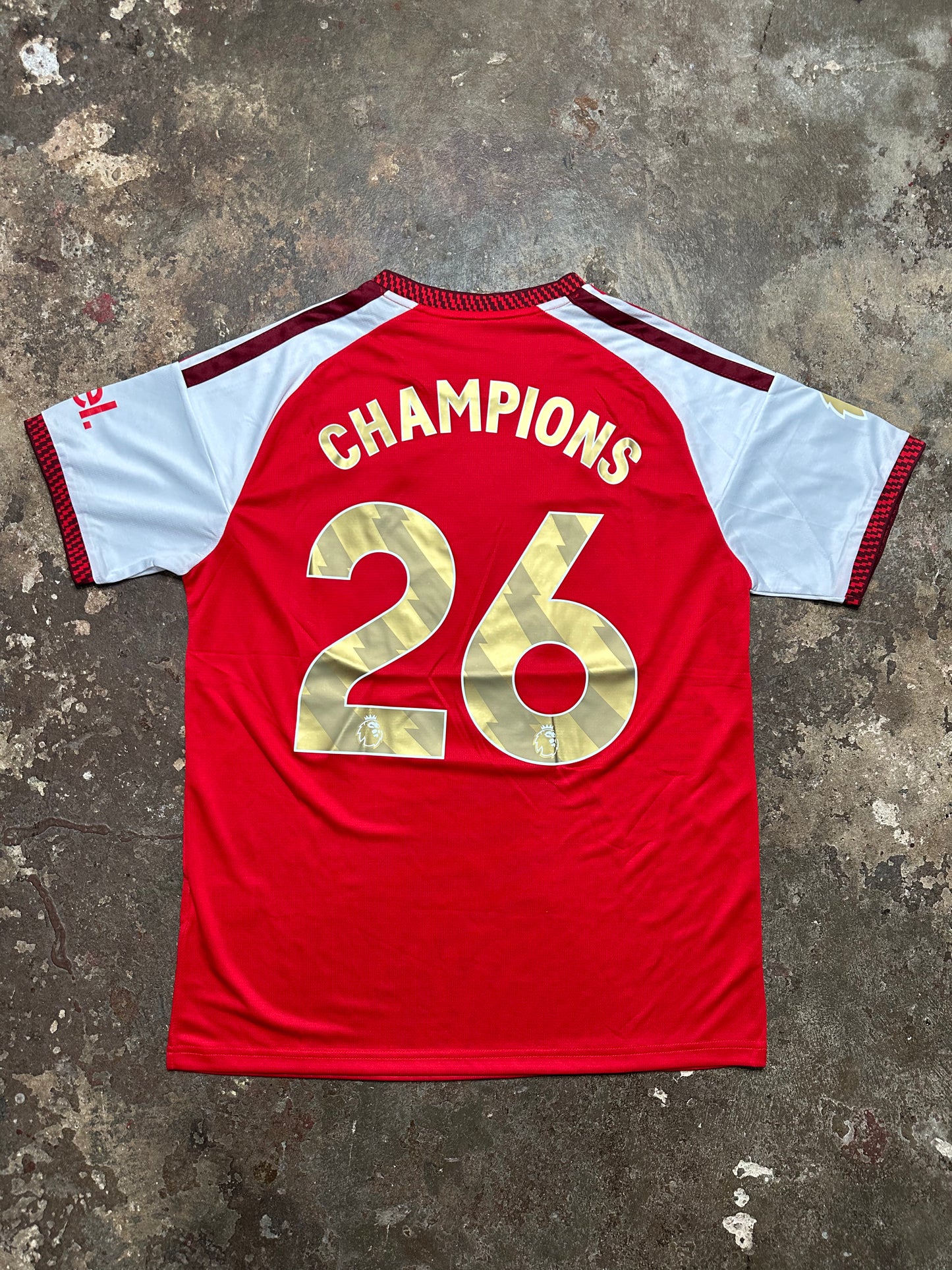 Arsenal Champions 26 Home Football Shirt – Fan Version – Adult XL