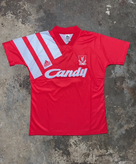 Liverpool 1989/90 Home Retro Shirt Barnes #10 | Vintage Adidas Candy Jersey