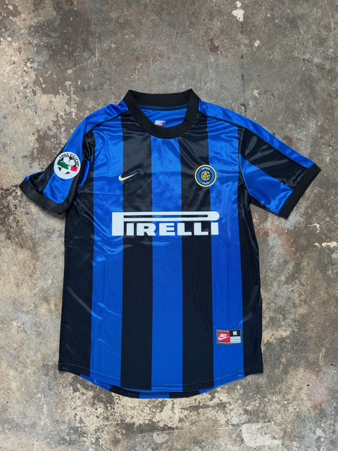 Inter Milan 1997/98 Home Retro Shirt Ronaldo #9 | Vintage Nike Pirelli Jersey