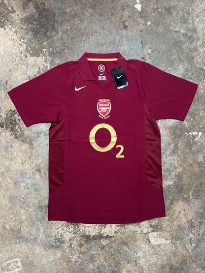 Arsenal 2005/06 Thierry Henry #14 Highbury Commemorative Jersey – Nike Retro Home Kit