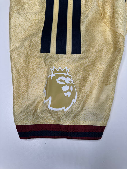 Arsenal Saka #7 Gold Away Shirt – Player Version – Adult Medium – New With Tags