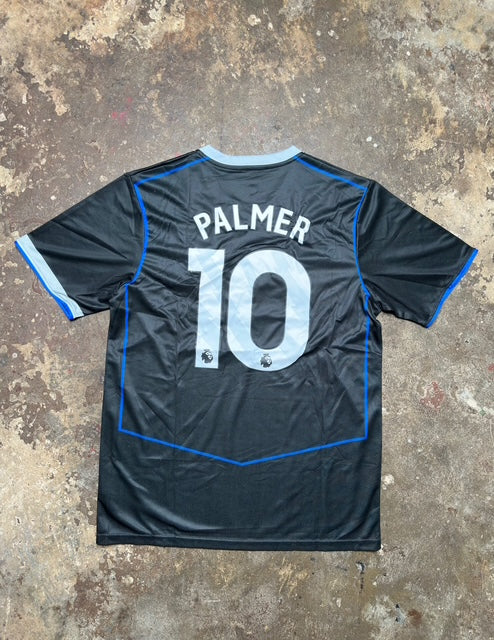 Chelsea 25/26 Current Season Fan Version – “Total 90” Away Style – PALMER 10 – FIFA Club World Champions Badge – Black/Blue