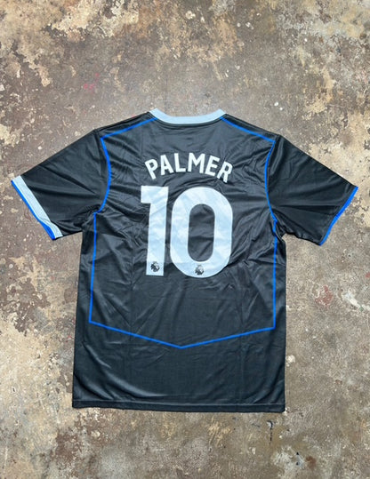Chelsea 25/26 Current Season Fan Version – “Total 90” Away Style – PALMER 10 – FIFA Club World Champions Badge – Black/Blue