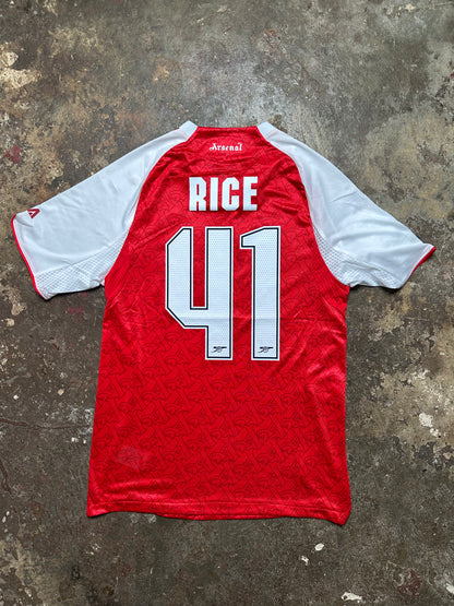 Arsenal Rice #41 Champions League Final Budapest 2026 Shirt – Player Version – Adult Medium